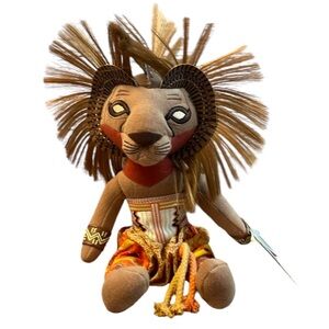 Disney 2001 Simba The Lion King The Broadway Musical Bean Bag Plush